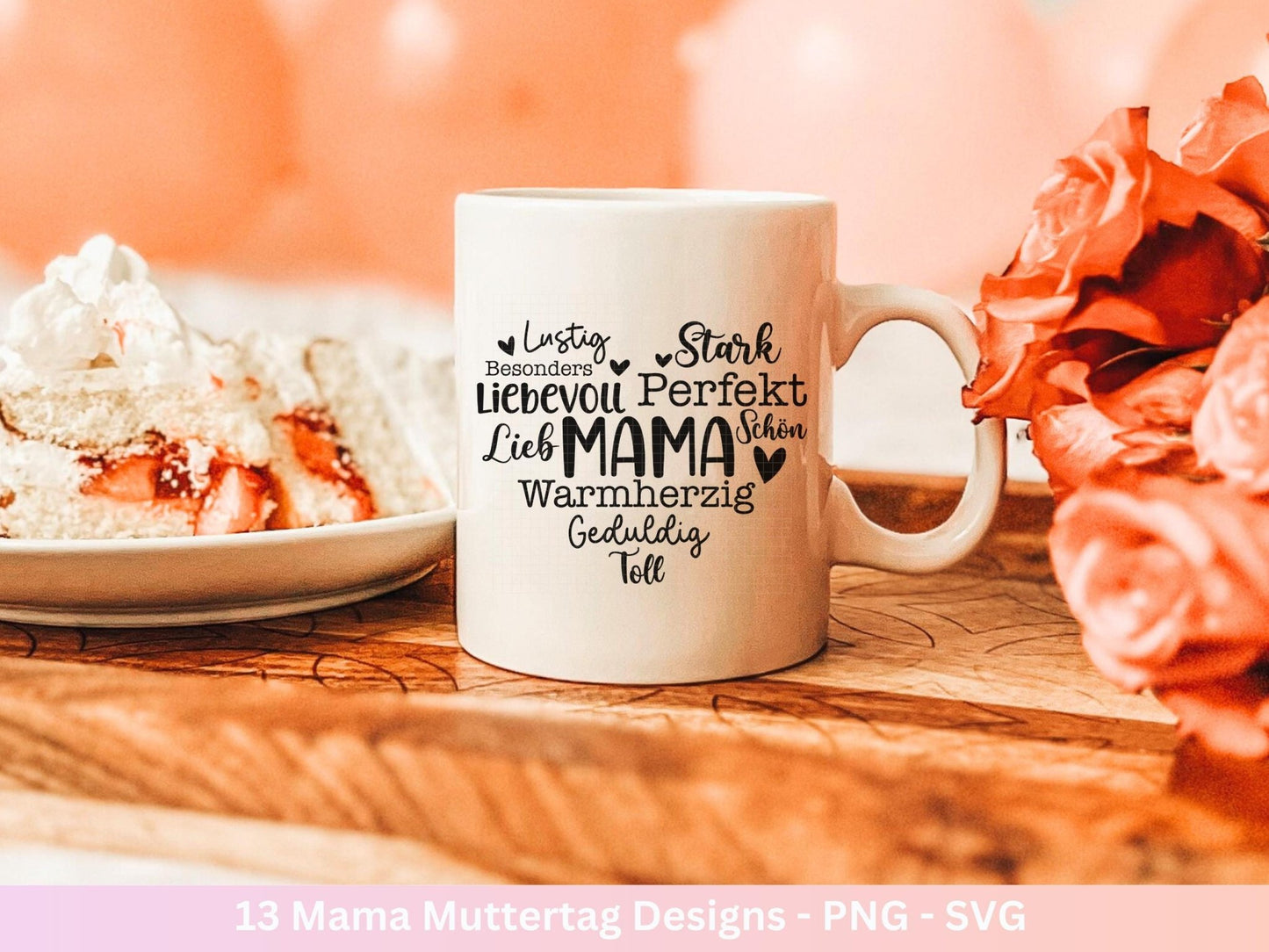 Plotterdatei Muttertag - Mama svg - Deutsche Sprüche - Herz svg - Plotterdatei Mama - Cricut svg - Laserdatei Muttertag - Geschenk Mama - EmidaDesign