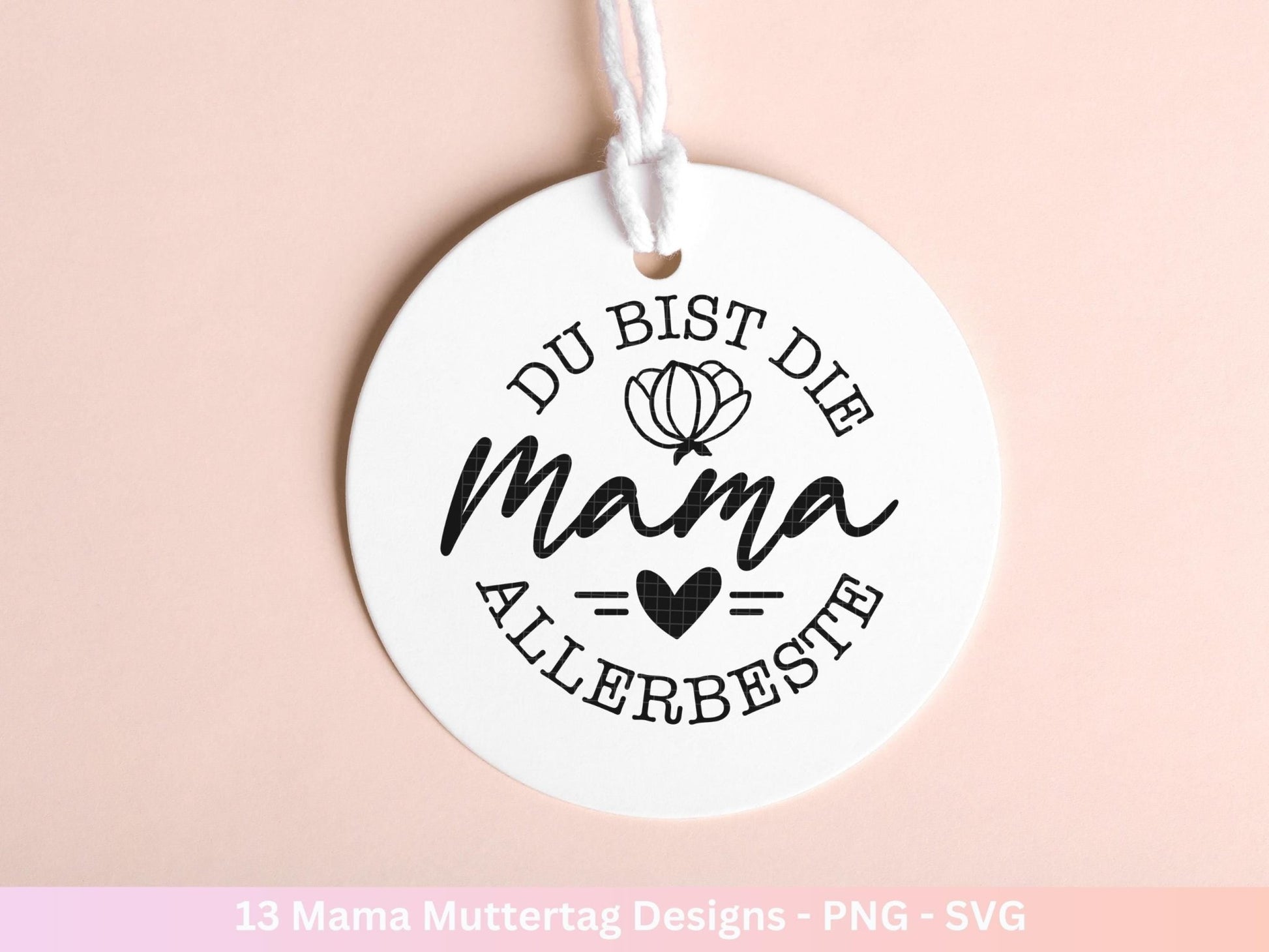 Plotterdatei Muttertag - Mama svg - Deutsche Sprüche - Herz svg - Plotterdatei Mama - Cricut svg - Laserdatei Muttertag - Geschenk Mama - EmidaDesign