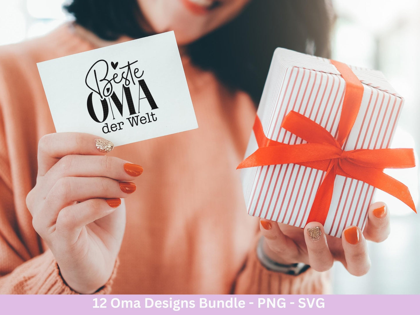 Plotterdatei Oma - Großmutter - Oma svg - Deutsche Sprüche Svg - Familie Svg - Cricut svg - Laserdatei Oma - Geschenk Oma - Muttertag Oma - EmidaDesign