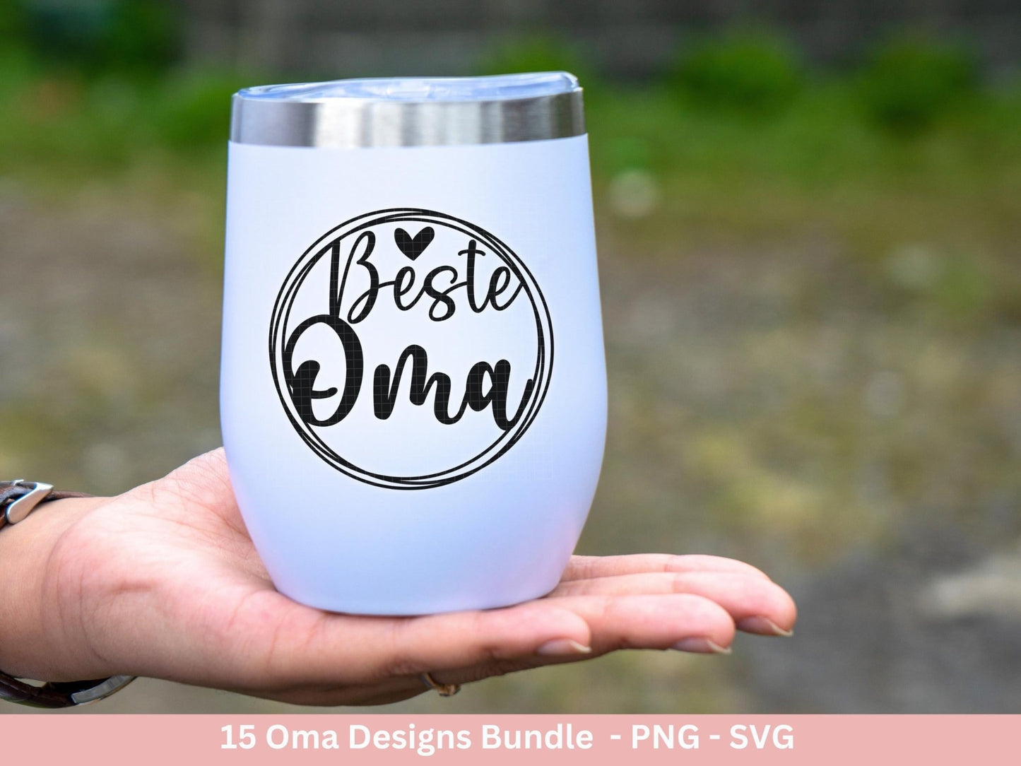 Plotterdatei Oma - Großmutter - Oma svg - Deutsche Sprüche Svg - Familie Svg - Cricut svg - Laserdatei Oma - Geschenk Oma - Muttertag Oma - EmidaDesign