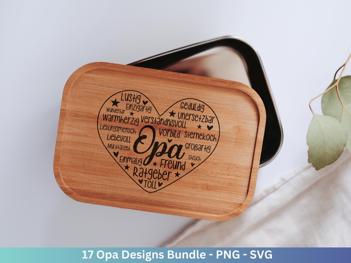 Plotterdatei Opa - Großvater - Opa svg - Deutsche Sprüche Svg - Familie Svg - Cricut svg - Laserdatei Opa - Geschenk Opa - Vatertag Opa - EmidaDesign