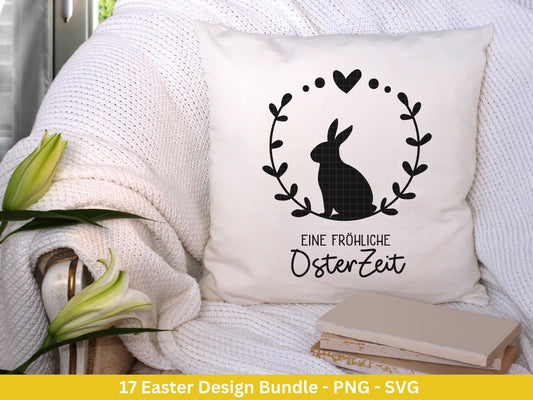 Plotterdatei Ostern - Schriftzüge Ostern - Hase Svg - Ostern Svg - Osterhase Svg - Laserdatei Ostern - Frühling Plotterdatei - Osterei Svg - EmidaDesign