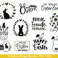 Plotterdatei Ostern - Schriftzüge Ostern - Hase Svg - Ostern Svg - Osterhase Svg - Laserdatei Ostern - Frühling Plotterdatei - Osterei Svg - EmidaDesign