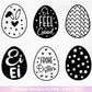 Plotterdatei Ostern - Schriftzüge Ostern - Osterei Svg - Ostern Svg - Laserdatei Ostern - Frühling Plotterdatei - Ostergeschenk Cricut - EmidaDesign