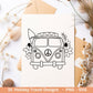 Plotterdatei Reisen svg - Camping svg- Sommer svg - Reisen svg - Urlaub svg - Boho Clipart - Moon Svg - Cricut Silhouette - Camping bus - EmidaDesign