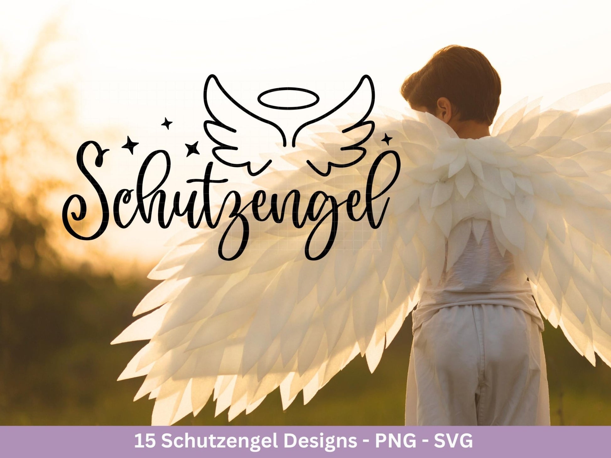 Plotterdatei Schutzengel - Engel svg - Deutsche Sprüche - Laserdatei Schutzengel - Schlüsselanhänger Sprüche - Schutzengel svg - Cricut svg - EmidaDesign