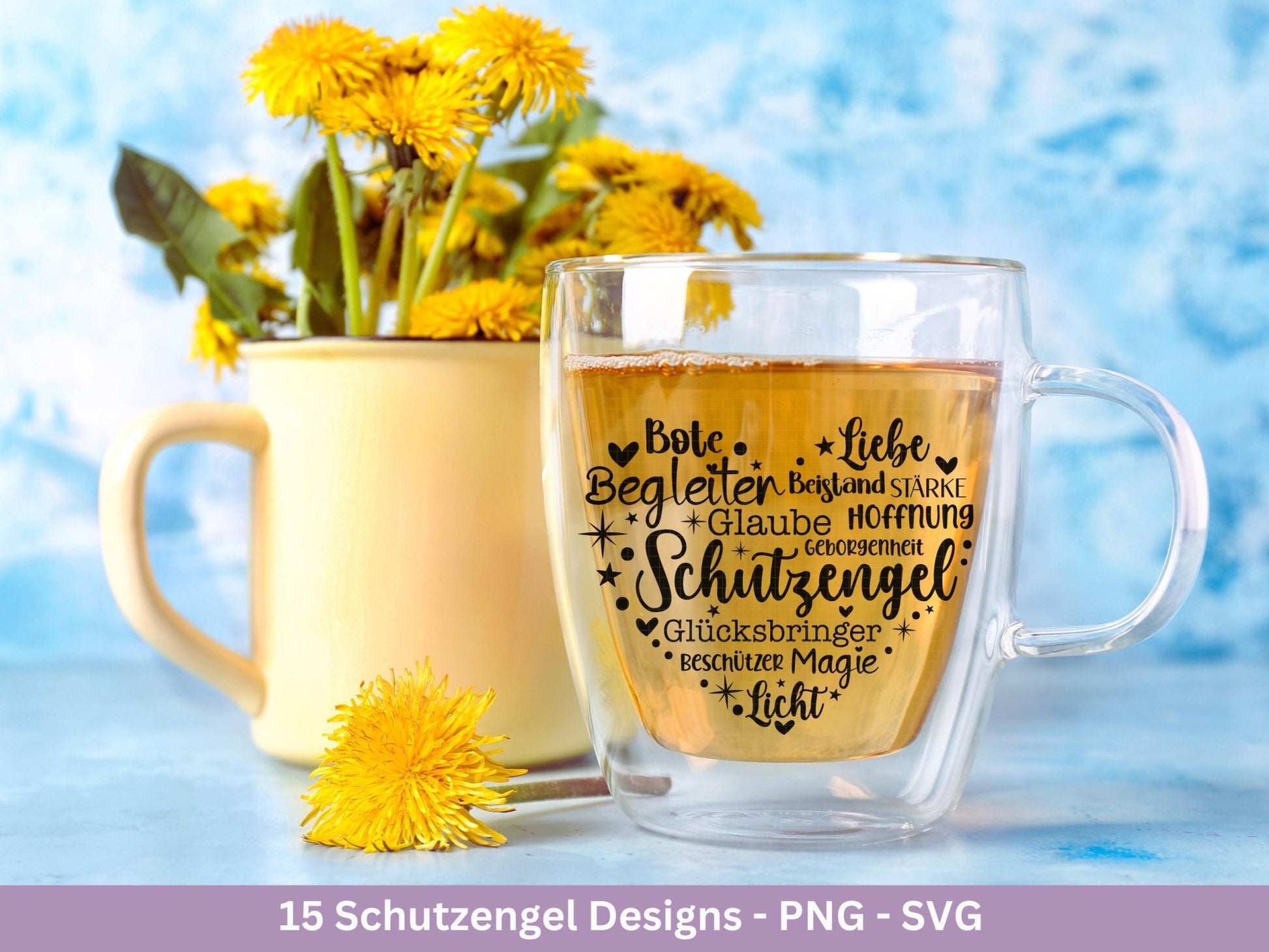 Plotterdatei Schutzengel - Engel svg - Deutsche Sprüche - Laserdatei Schutzengel - Schlüsselanhänger Sprüche - Schutzengel svg - Cricut svg - EmidaDesign