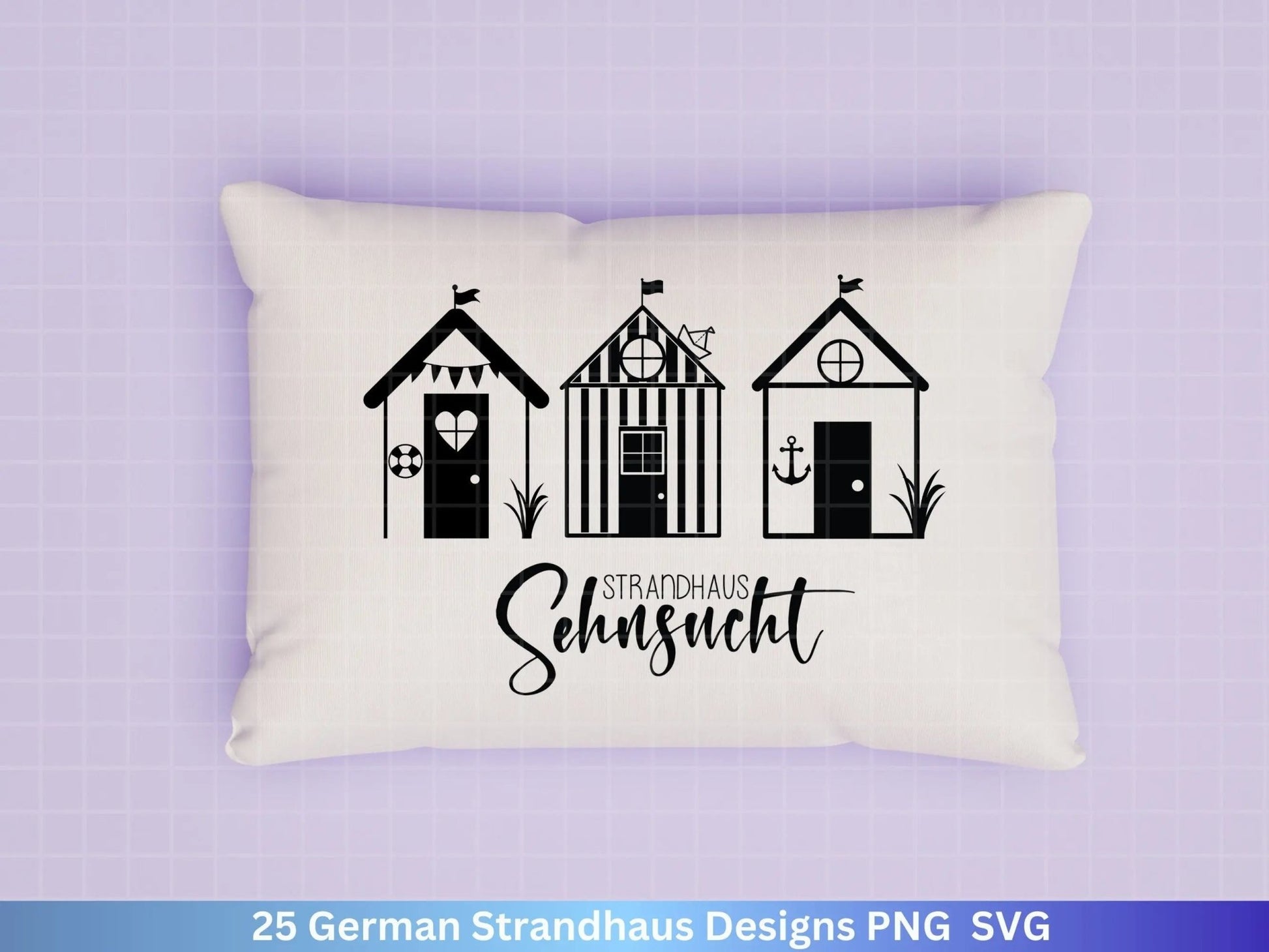 Plotterdatei Strandhäuser Bundle - Strandhaus svg - Maritim svg - Nautical Clipart - Sprüche Maritim - Wilkommen im Norden svg - Cricut - EmidaDesign