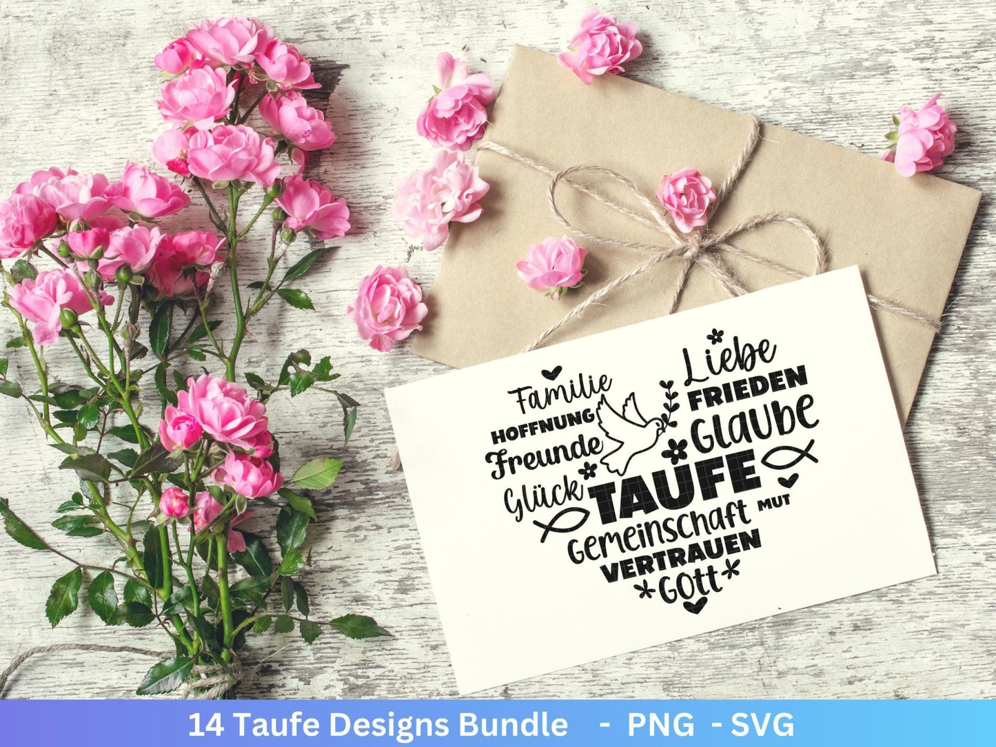 Plotterdatei Taufe - Taufgeschenk - Taufe Svg - Taufsprüche - Laserdatei Taufe - Kommunion Svg - Heiliges Kreuz Svg - Konfirmation Svg - EmidaDesign