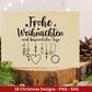 Plotterdatei Weihnachten - Frohe Weihnachten svg - Deutsche Weihnachtssprüche - Laserdatei Weihnachten - Winterzauber - Winter svg - Cricut - EmidaDesign