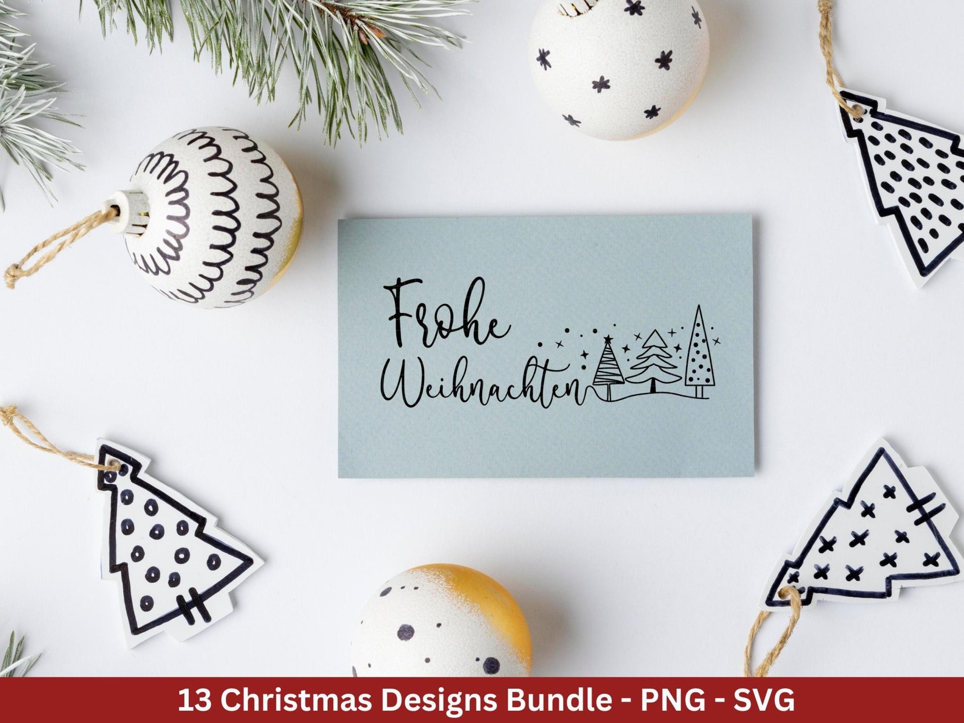 Plotterdatei Weihnachten - Frohe Weihnachten svg - Deutsche Weihnachtssprüche - Laserdatei Weihnachten - Winterzauber - Winter svg - Cricut - EmidaDesign