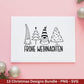 Plotterdatei Weihnachten - Frohe Weihnachten svg - Deutsche Weihnachtssprüche - Laserdatei Weihnachten - Winterzauber - Winter svg - Cricut - EmidaDesign