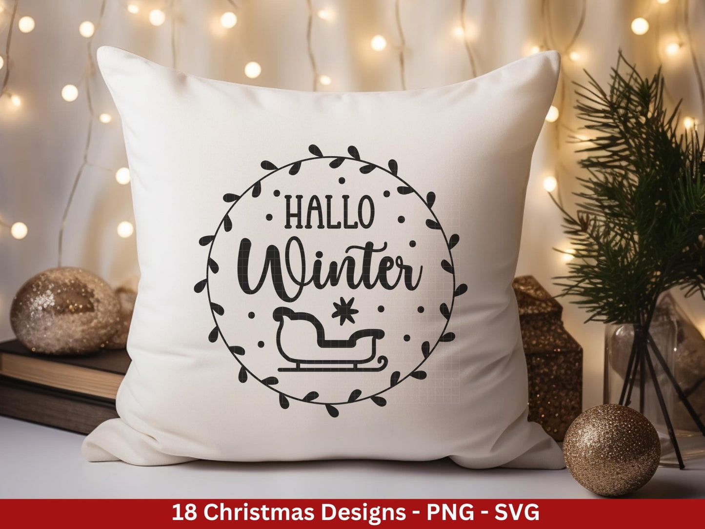 Plotterdatei Weihnachten - Frohe Weihnachten svg - Deutsche Weihnachtssprüche - Laserdatei Weihnachten - Winterzauber - Winter svg - Cricut - EmidaDesign