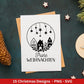 Plotterdatei Weihnachten - Frohe Weihnachten svg - Deutsche Weihnachtssprüche - Laserdatei Weihnachten - Winterzauber - Winter svg - Cricut - EmidaDesign