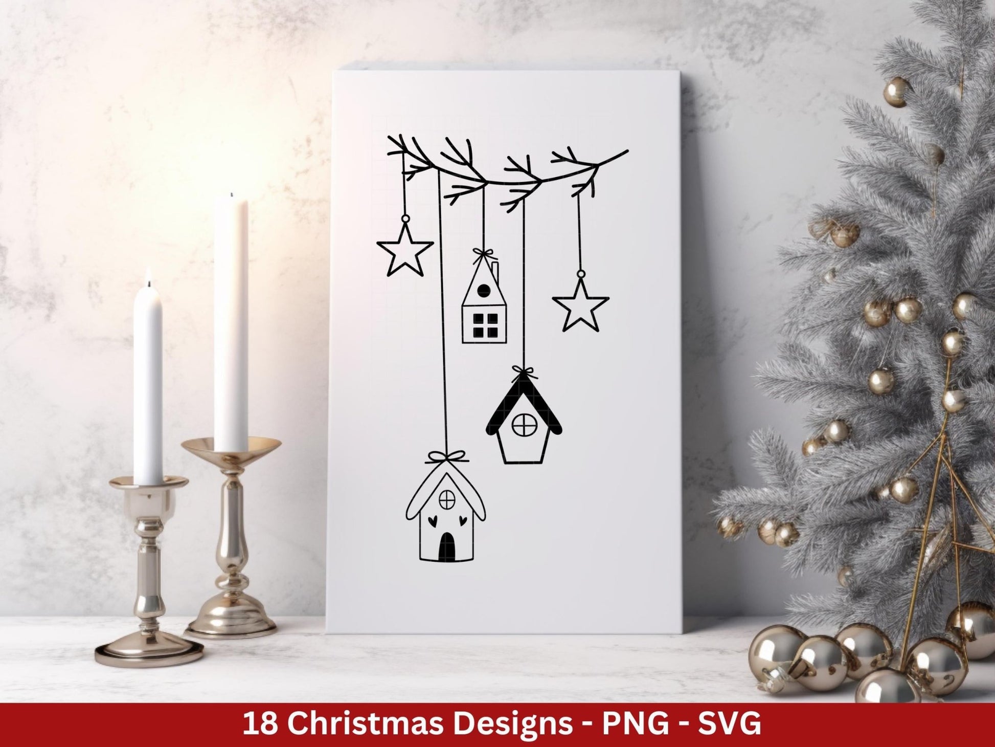 Plotterdatei Weihnachten - Frohe Weihnachten svg - Deutsche Weihnachtssprüche - Laserdatei Weihnachten - Winterzauber - Winter svg - Cricut - EmidaDesign