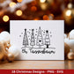 Plotterdatei Weihnachten - Frohe Weihnachten svg - Deutsche Weihnachtssprüche - Laserdatei Weihnachten - Winterzauber - Winter svg - Cricut - EmidaDesign