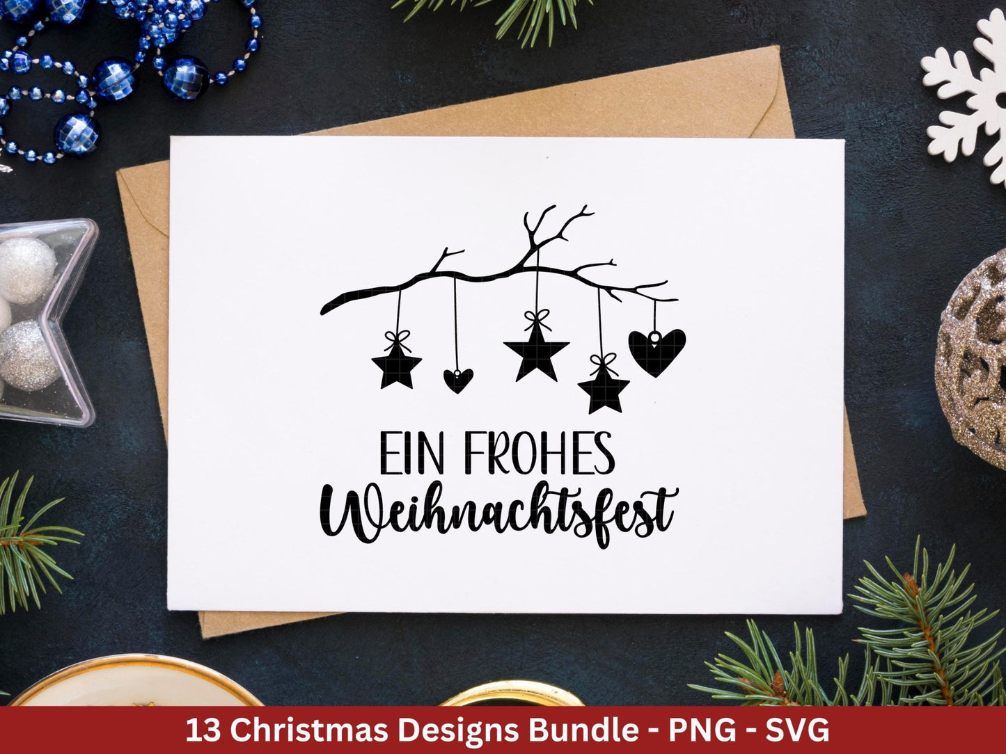 Plotterdatei Weihnachten - Frohe Weihnachten svg - Deutsche Weihnachtssprüche - Laserdatei Weihnachten - Winterzauber - Winter svg - Cricut - EmidaDesign