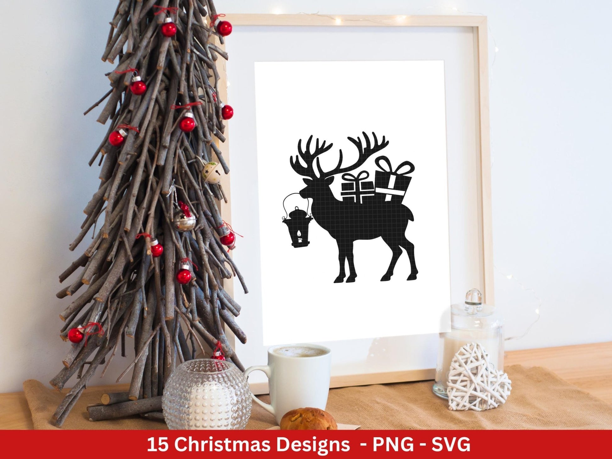 Plotterdatei Weihnachten - Frohe Weihnachten svg - Deutsche Weihnachtssprüche - Laserdatei Weihnachten - Winterzauber - Winter svg - Cricut - EmidaDesign