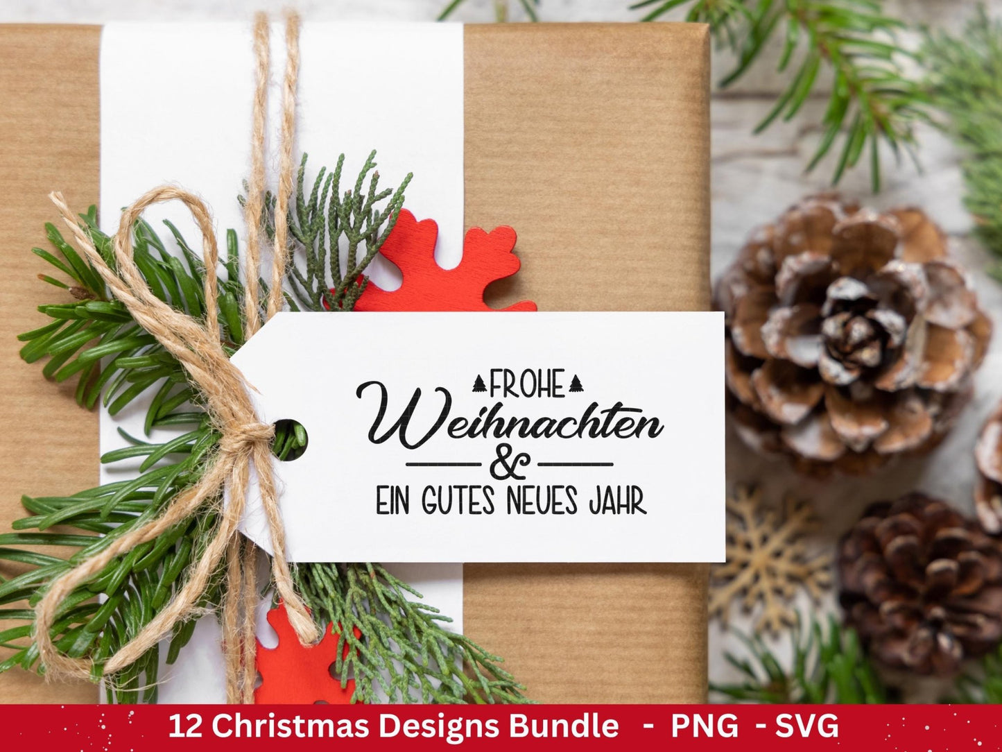 Plotterdatei Weihnachten - Frohe Weihnachten svg - Schriftzüge Weihnachten deutsch - Cricut svg - Weihnachten svg - Laserdatei Weihnachten - EmidaDesign