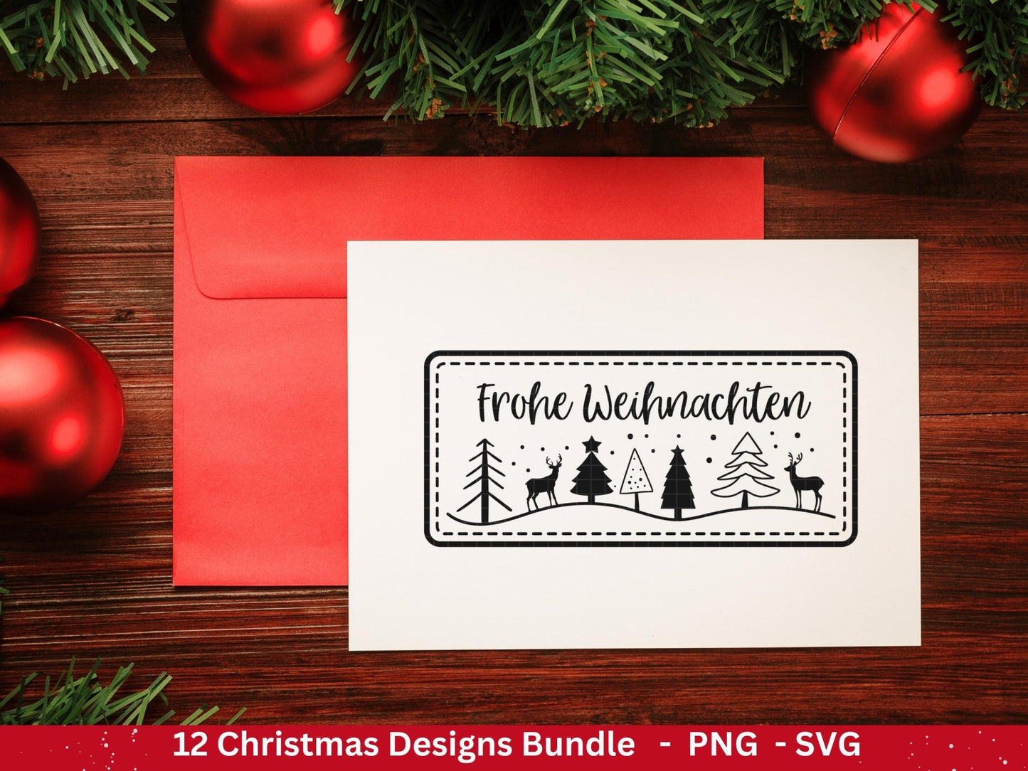 Plotterdatei Weihnachten - Frohe Weihnachten svg - Schriftzüge Weihnachten deutsch - Cricut svg - Weihnachten svg - Laserdatei Weihnachten - EmidaDesign