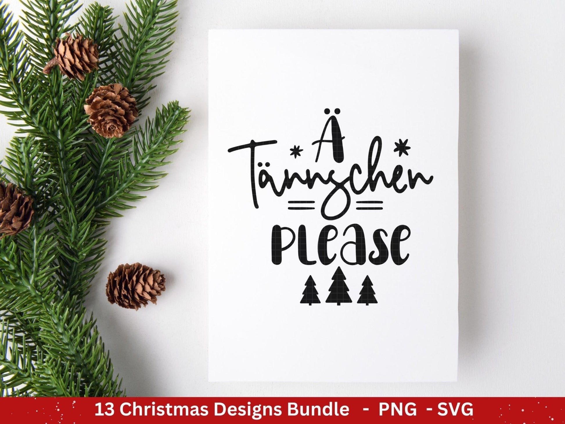 Plotterdatei Weihnachten - Frohe Weihnachten svg - Schriftzüge Weihnachten deutsch - Hirsch svg - Weihnachtshäuser svg - Winterzeit - Cricut - EmidaDesign