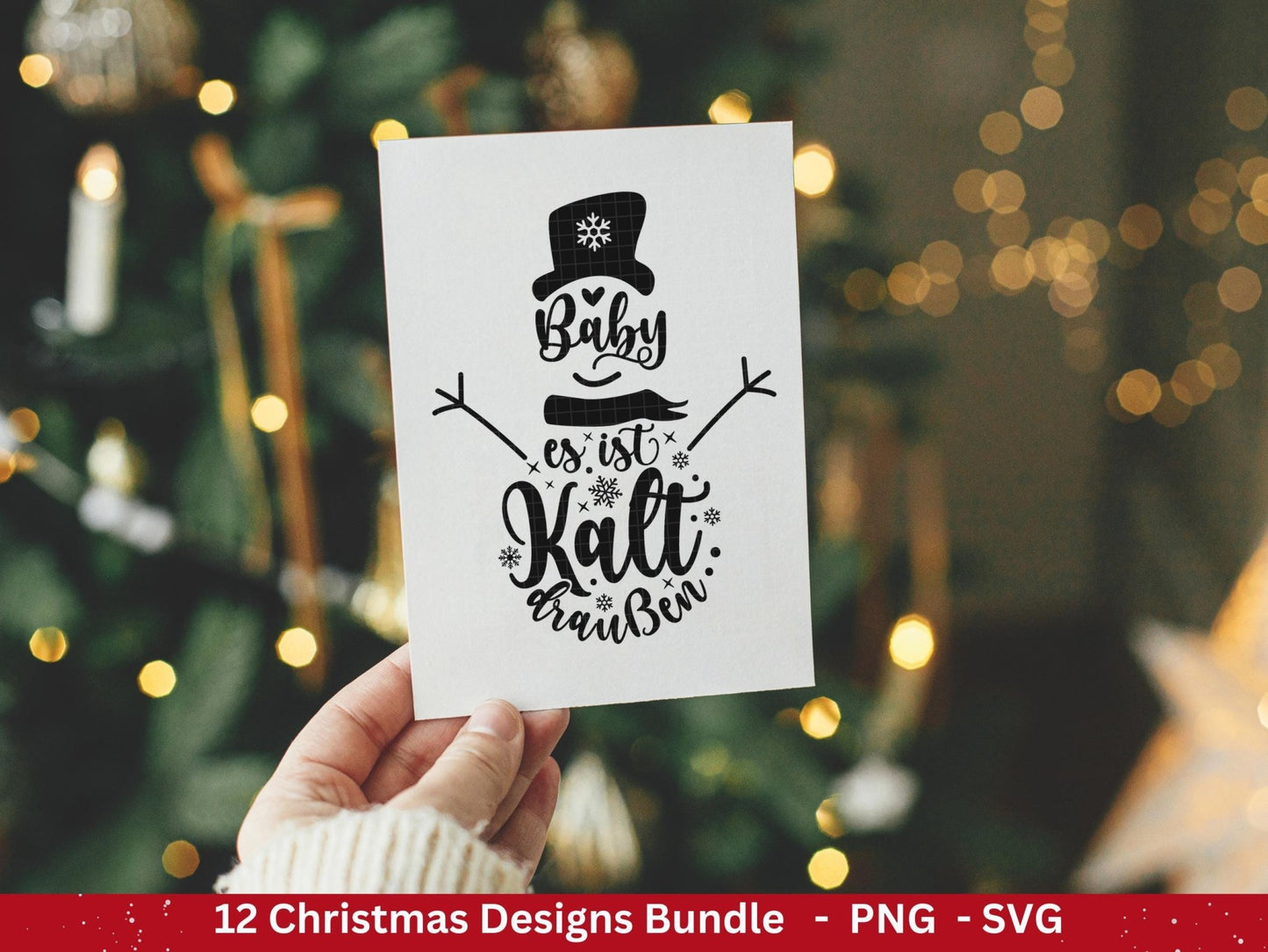 Plotterdatei Weihnachten - Frohe Weihnachten svg - Schriftzüge Weihnachten deutsch - Silhouette Cricut - Hirsch svg - Laserdatei Weihnachten - EmidaDesign