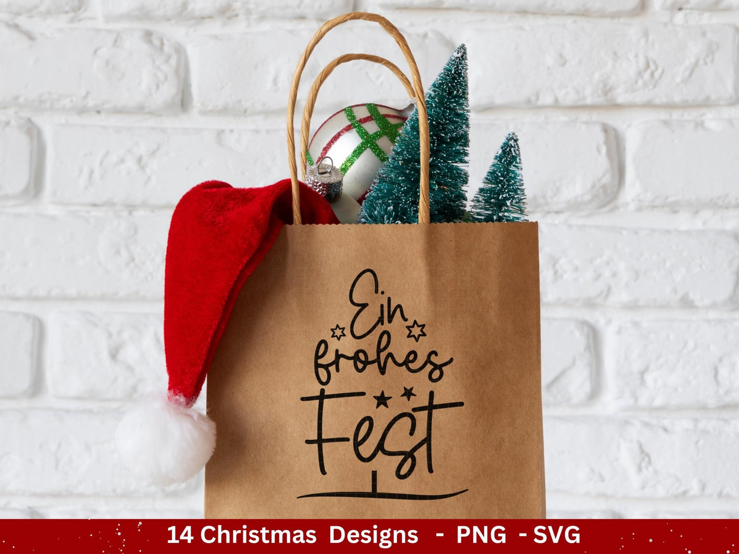 Plotterdatei Weihnachten - Frohe Weihnachten svg - Schriftzüge Weihnachten deutsch - Silhouette Cricut - Weihnachtshäuser svg - Tannenbaum - EmidaDesign