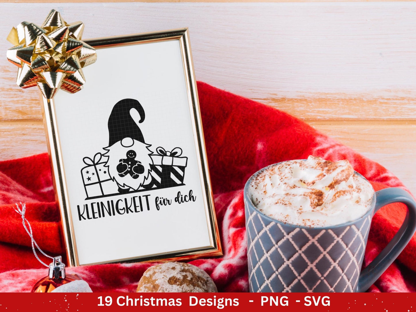 Plotterdatei Weihnachten - Frohe Weihnachten svg - Schriftzüge Weihnachten deutsch - Silhouette Cricut - Wichtel svg - Laserdatei Weihnachten - EmidaDesign