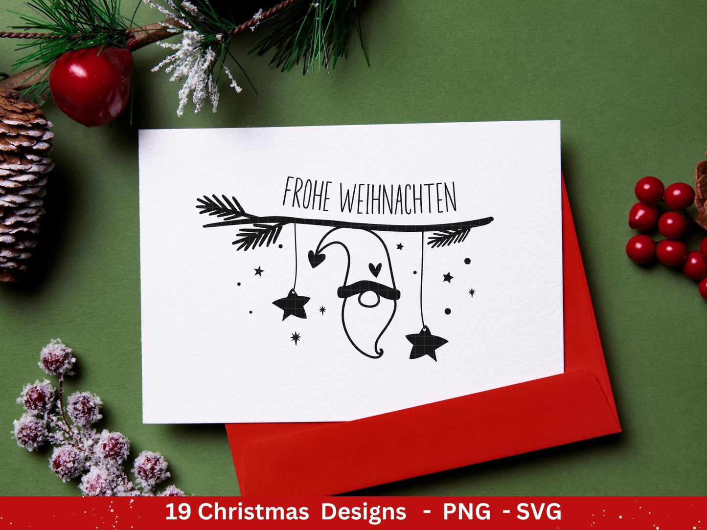 Plotterdatei Weihnachten - Frohe Weihnachten svg - Schriftzüge Weihnachten deutsch - Silhouette Cricut - Wichtel svg - Laserdatei Weihnachten - EmidaDesign