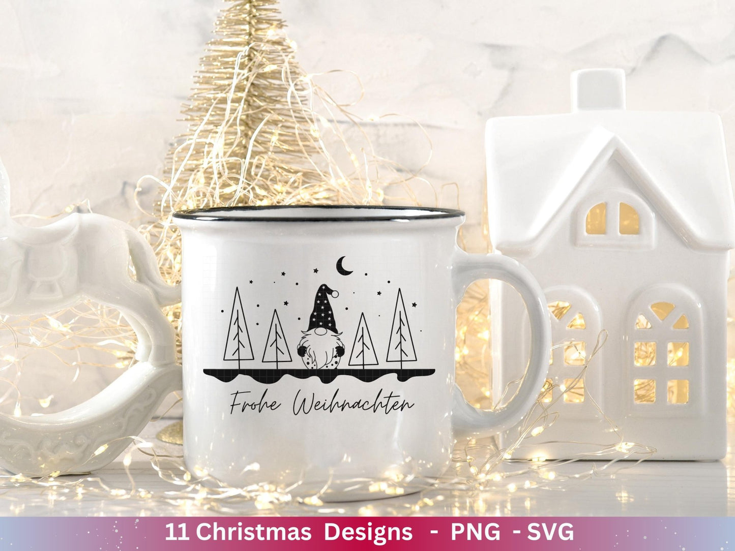 Plotterdatei Weihnachten - Schriftzüge Weihnachten deutsch - Weihnachtshäuser - Plotterdatei Home - Weihnachtswichtel svg - Weihnachten Svg - EmidaDesign