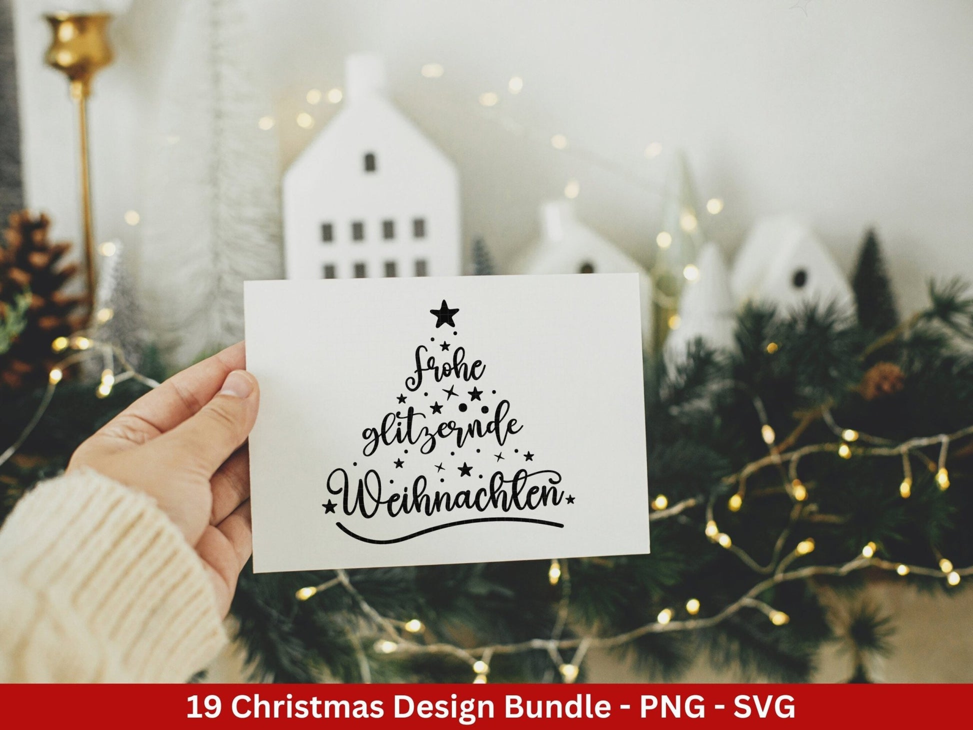 Plotterdatei Weihnachten - Schriftzüge Weihnachten - Weihnachten svg - Weihnachtshäuser - Tannenbaum - Digistamp - Laserdatei Weihnachten - EmidaDesign