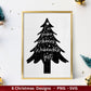 Plotterdatei Weihnachten - Tannenbaum Svg - Schriftzüge Weihnachten deutsch - Silhouette Cricut - Weihnachtsbaum Svg - Weihnachten svg - EmidaDesign