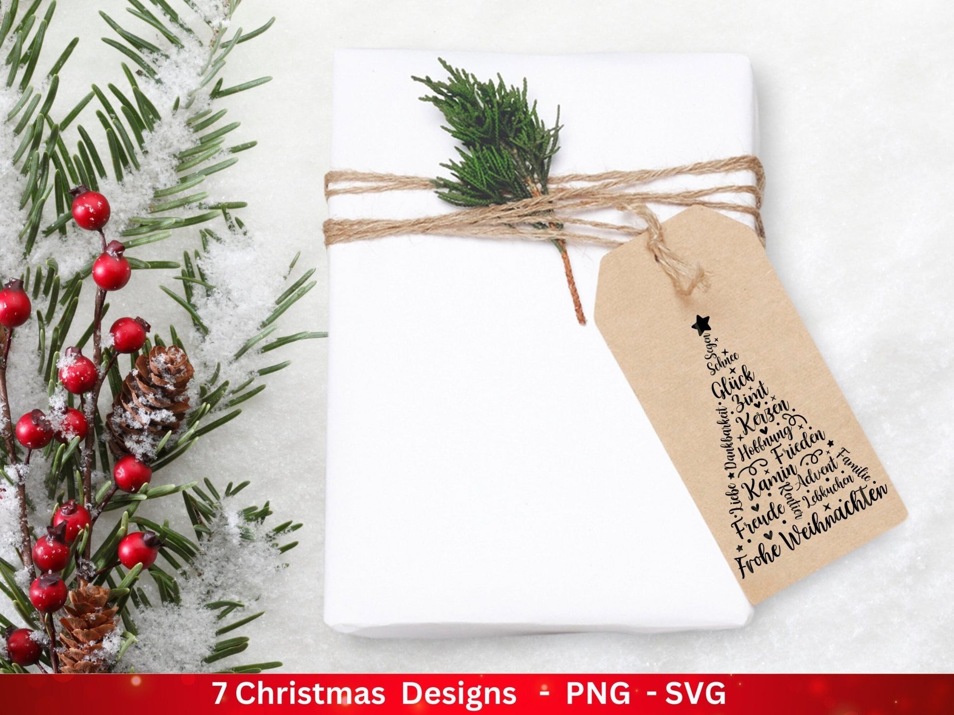 Plotterdatei Weihnachten - Tannenbaum Svg - Schriftzüge Weihnachten deutsch - Silhouette Cricut - Weihnachtsbaum Svg - Weihnachten svg - EmidaDesign