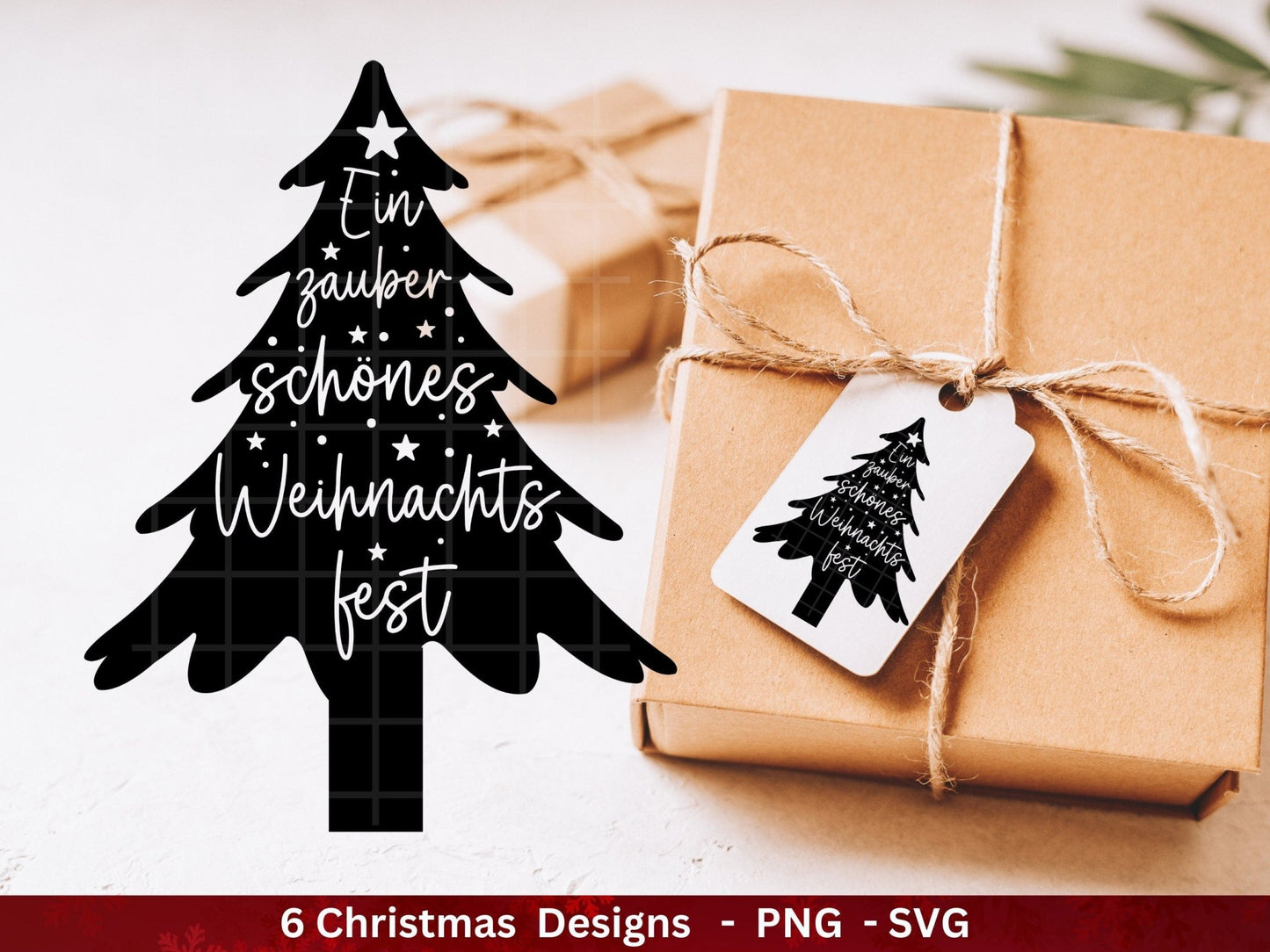 Plotterdatei Weihnachten - Tannenbaum Svg - Schriftzüge Weihnachten deutsch - Silhouette Cricut - Weihnachtsbaum Svg - Weihnachten svg - EmidaDesign