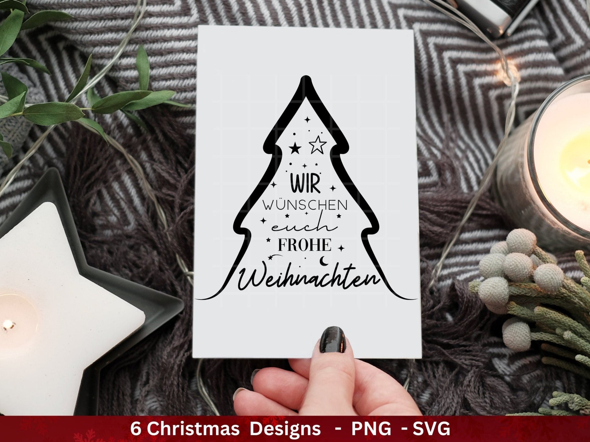 Plotterdatei Weihnachten - Tannenbaum Svg - Schriftzüge Weihnachten deutsch - Silhouette Cricut - Weihnachtsbaum Svg - Weihnachten svg - EmidaDesign