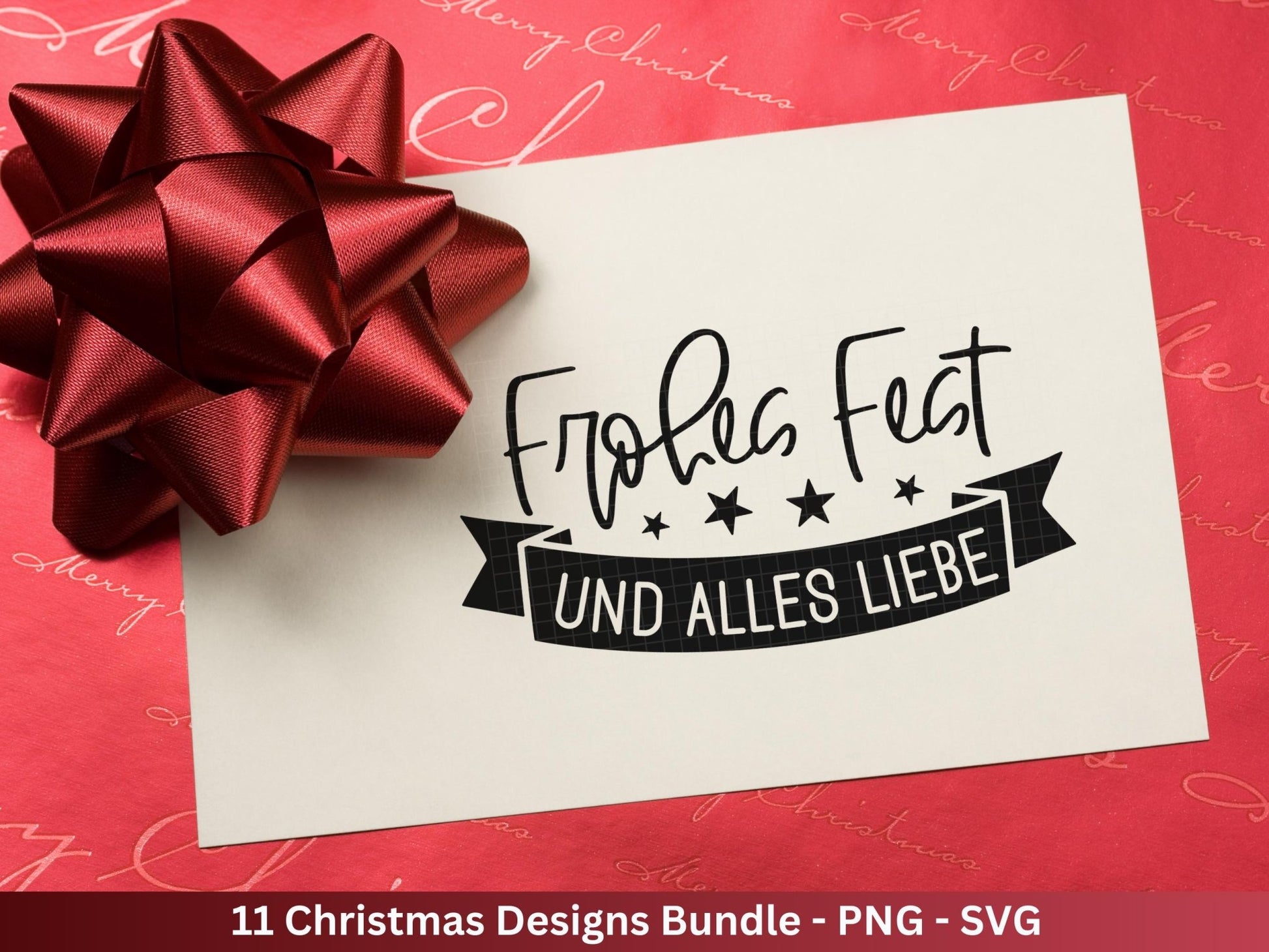 Plotterdatei Weihnachten - Weihnachten Schriftzüge - Frohe Weihnachten svg - Winterzauber svg - Cricut Hirsch svg - Laserdatei Weihnachten - EmidaDesign