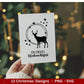 Plotterdatei Weihnachten - Weihnachten Schriftzüge - Frohe Weihnachten svg - Winterzauber svg - Cricut Hirsch svg - Laserdatei Weihnachten - EmidaDesign