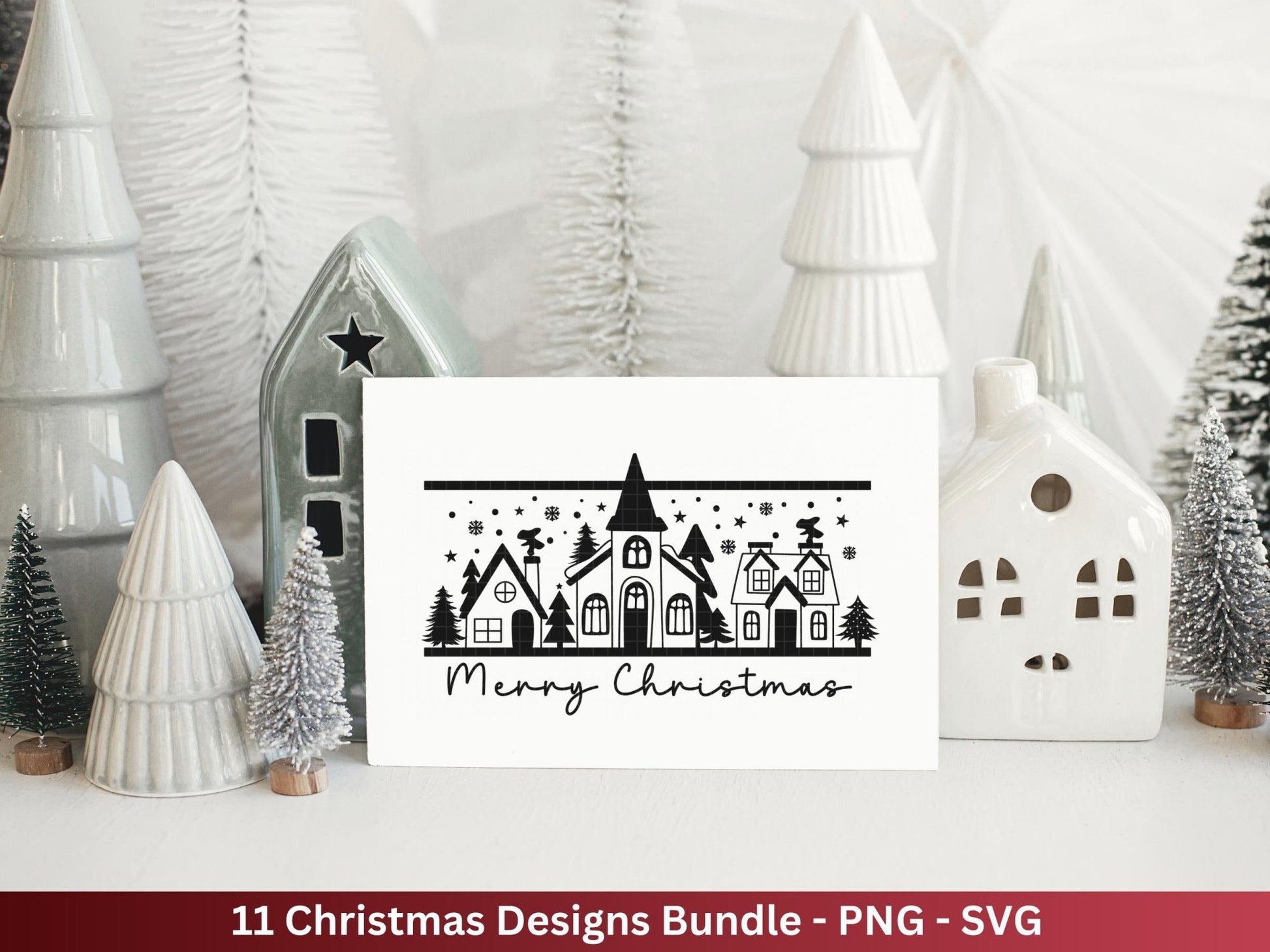 Plotterdatei Weihnachten - Weihnachten Schriftzüge - Frohe Weihnachten svg - Winterzauber svg - Cricut Hirsch svg - Laserdatei Weihnachten - EmidaDesign