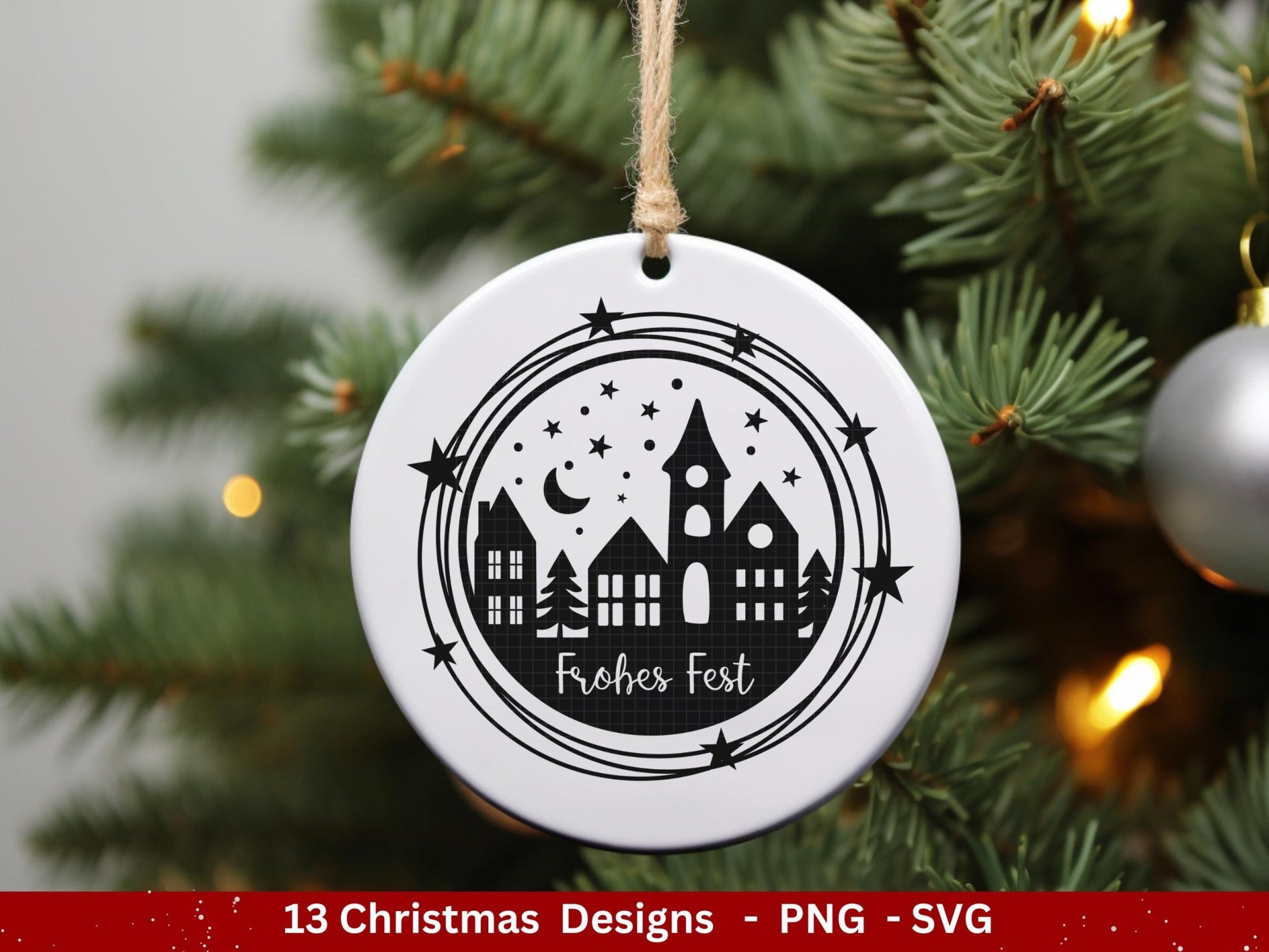 Plotterdatei Weihnachten - Weihnachten Schriftzüge - Frohe Weihnachten svg - Winterzauber svg - Cricut Hirsch svg - Laserdatei Weihnachten - EmidaDesign