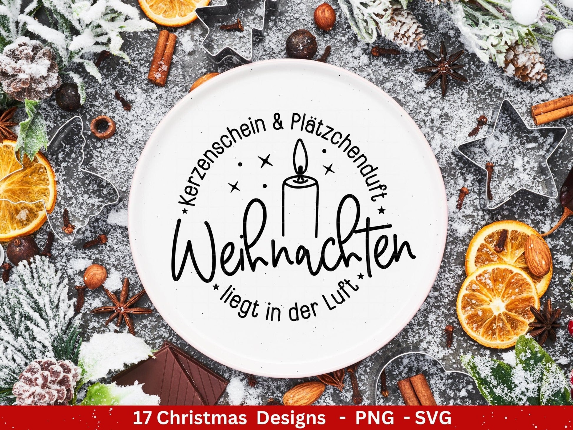 Plotterdatei Weihnachten - Weihnachten Schriftzüge - Frohe Weihnachten svg - Winterzauber svg - Cricut Silhouette - Laserdatei Weihnachten - EmidaDesign