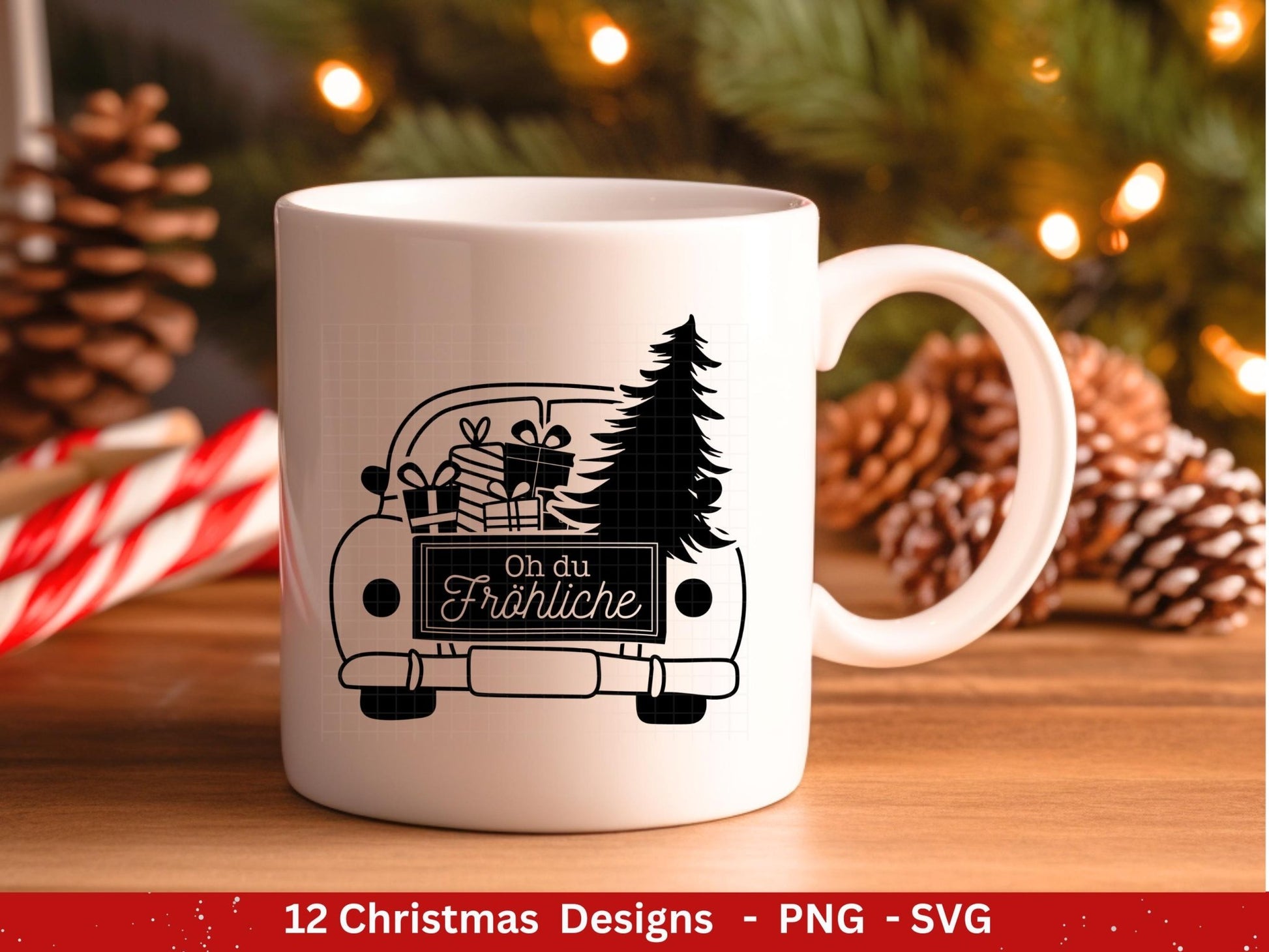 Plotterdatei Weihnachten - Weihnachten svg - Schriftzüge Weihnachten deutsch - Cricut svg - Weihnachtshäuser svg - Laserdatei Weihnachten - EmidaDesign