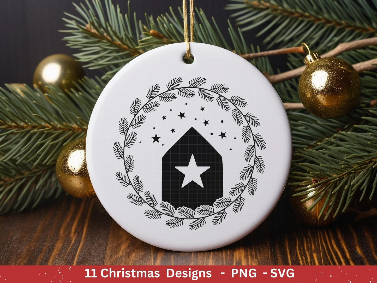 Plotterdatei Weihnachten - Weihnachtshäuser svg - Schriftzüge Weihnachten deutsch - Weihnachten svg - Laserdatei Weihnachten - Cricut svg - EmidaDesign