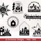 Plotterdatei Weihnachten - Weihnachtshäuser svg - Schriftzüge Weihnachten deutsch - Weihnachten svg - Laserdatei Weihnachten - Cricut svg - EmidaDesign