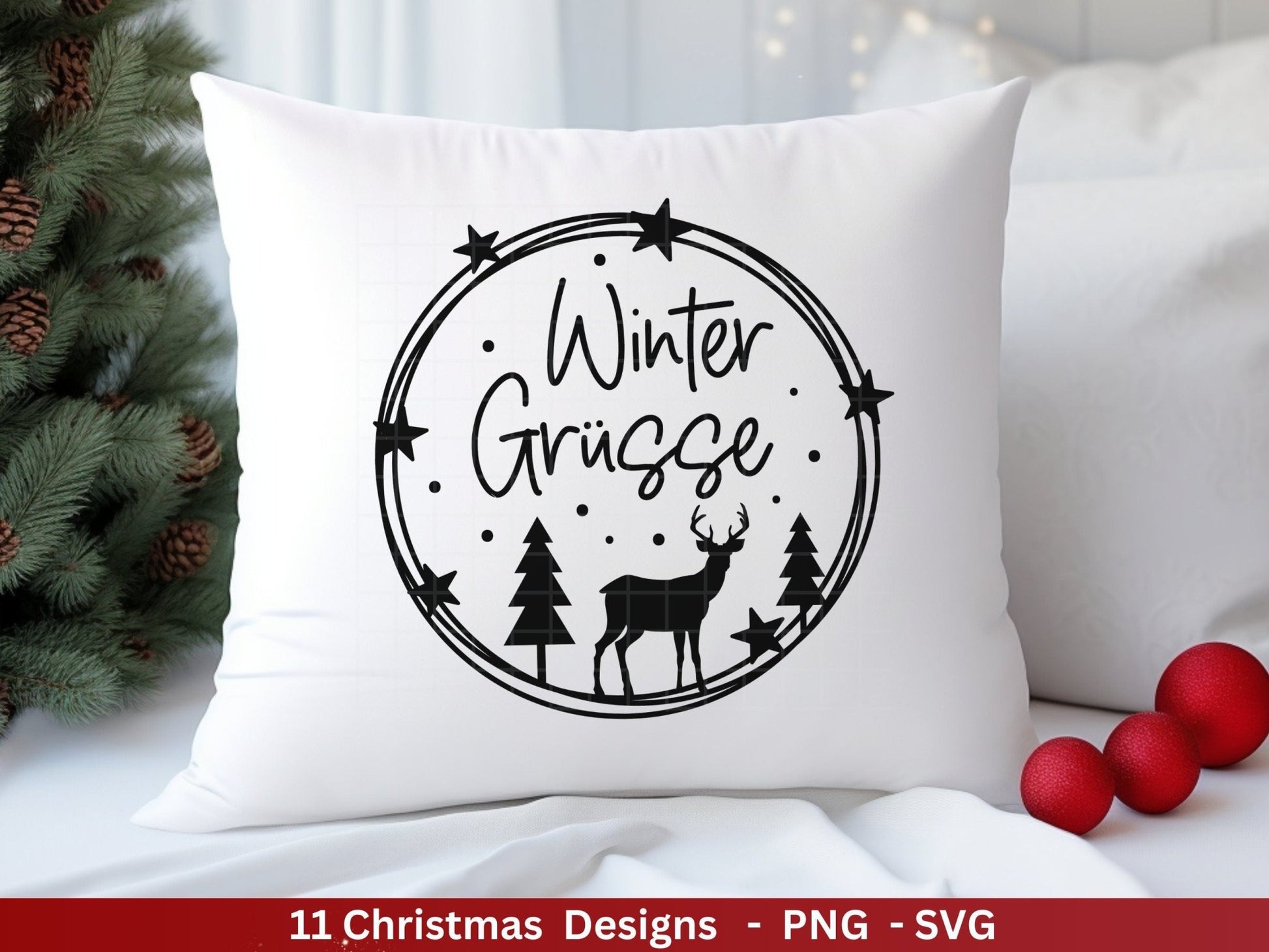 Plotterdatei Weihnachten - Winterzauber svg - Schriftzüge Weihnachten deutsch - Silhouette Cricut Oh Tannenbaum svg - Plotterdatei Advent - EmidaDesign