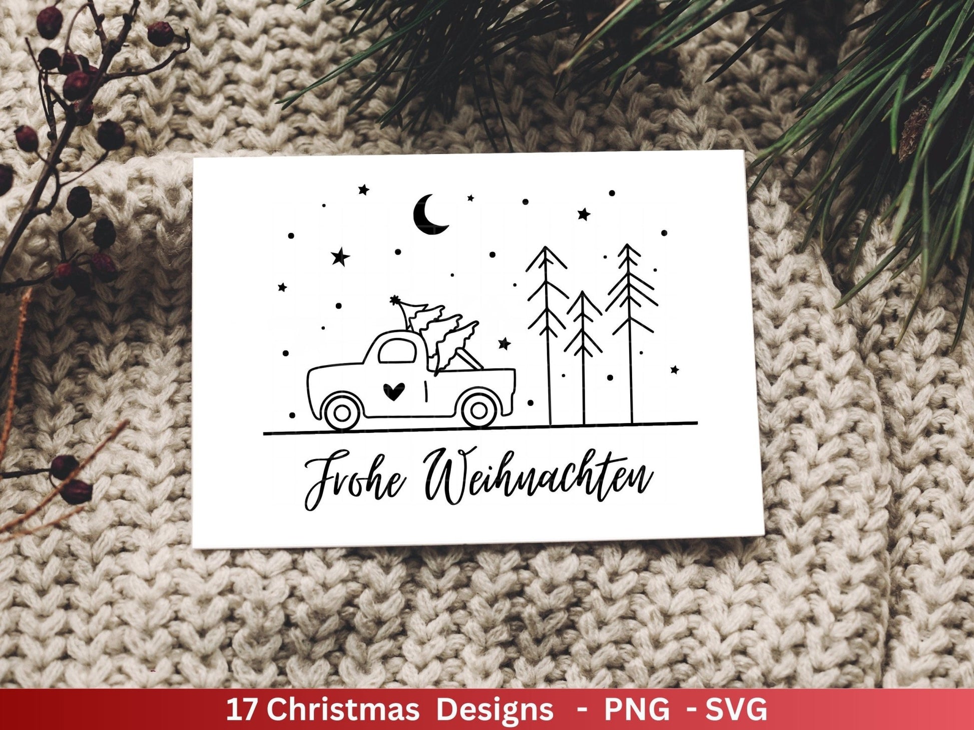 Plotterdatei Weihnachten - Winterzauber svg - Schriftzüge Weihnachten deutsch - Silhouette Cricut - Wichtel svg - Plotterdatei Advent - EmidaDesign