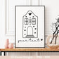 Plotterdatei Winterhäuschen svg - Home Plotterdatei - Clipart Plotterdatei - Cricut Silhouette Studio Schneidedatei - Herzchen Häuser - EmidaDesign