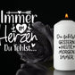 Stumpenkerzen Trauer PDF Vorlage - Kerzentattoo Kerzensticker - Trauerkerze - Für immer in unseren Herzen - Erinnerungslicht - Gedenklicht - EmidaDesign