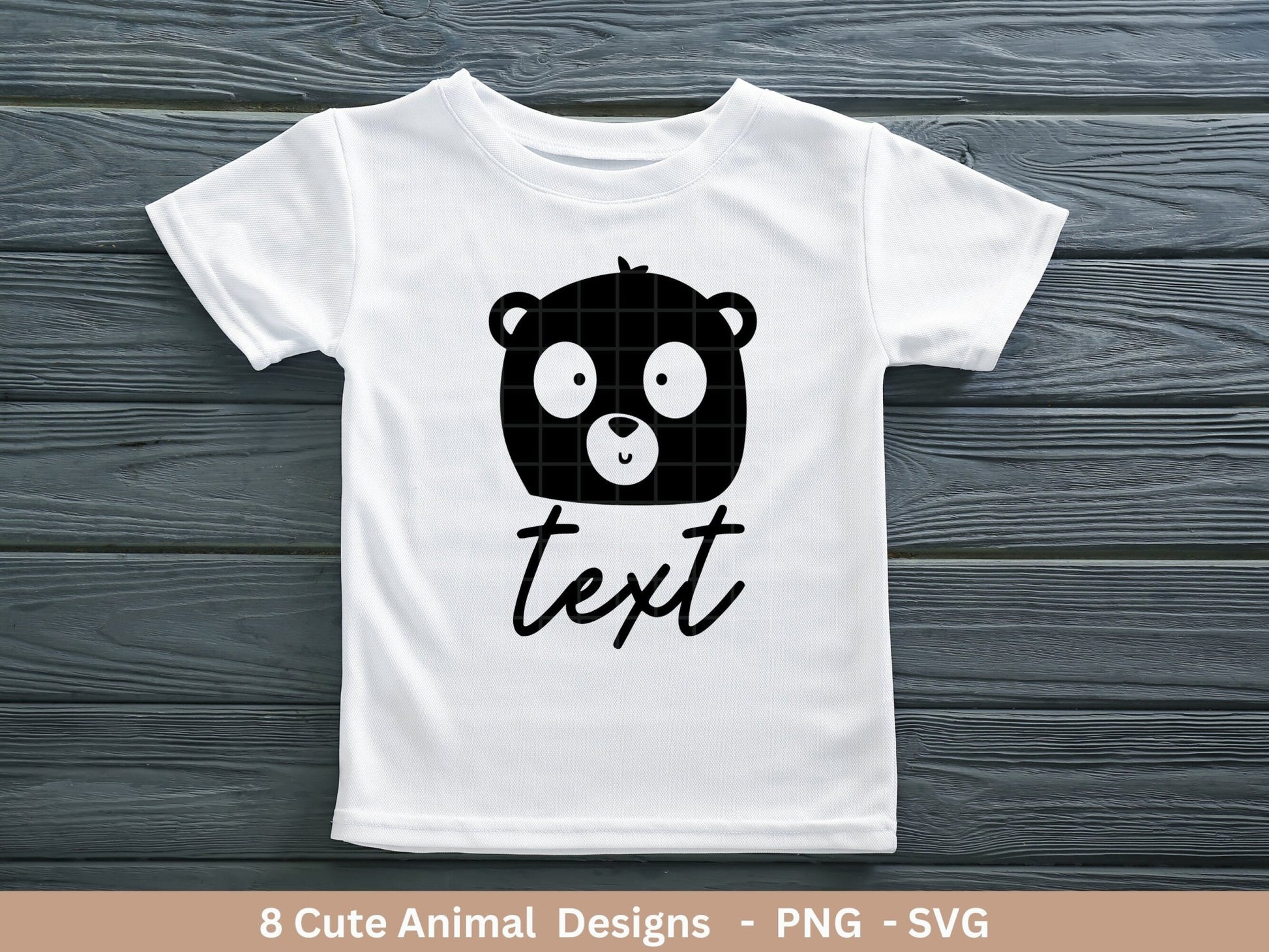 Süße Tiere Plotterdatei - Bär Silhouette - Tiger Clipart - Vinyl Laser Cut Tiere - Zebra svg - Pinguin svg - Baby Tiere - Cricut - EmidaDesign