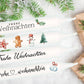 Weihnachten PDF Vorlage - Kerzen Tattoo Vorlage - Kerzen selbst gestalten - Kerzensticker Weihnachtszeit - Winterlicht Adventskerzen Deko - EmidaDesign