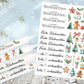 Weihnachten PDF Vorlage - Kerzen Tattoo Vorlage - Kerzen selbst gestalten - Kerzensticker Weihnachtszeit - Winterlicht Adventskerzen Deko - EmidaDesign